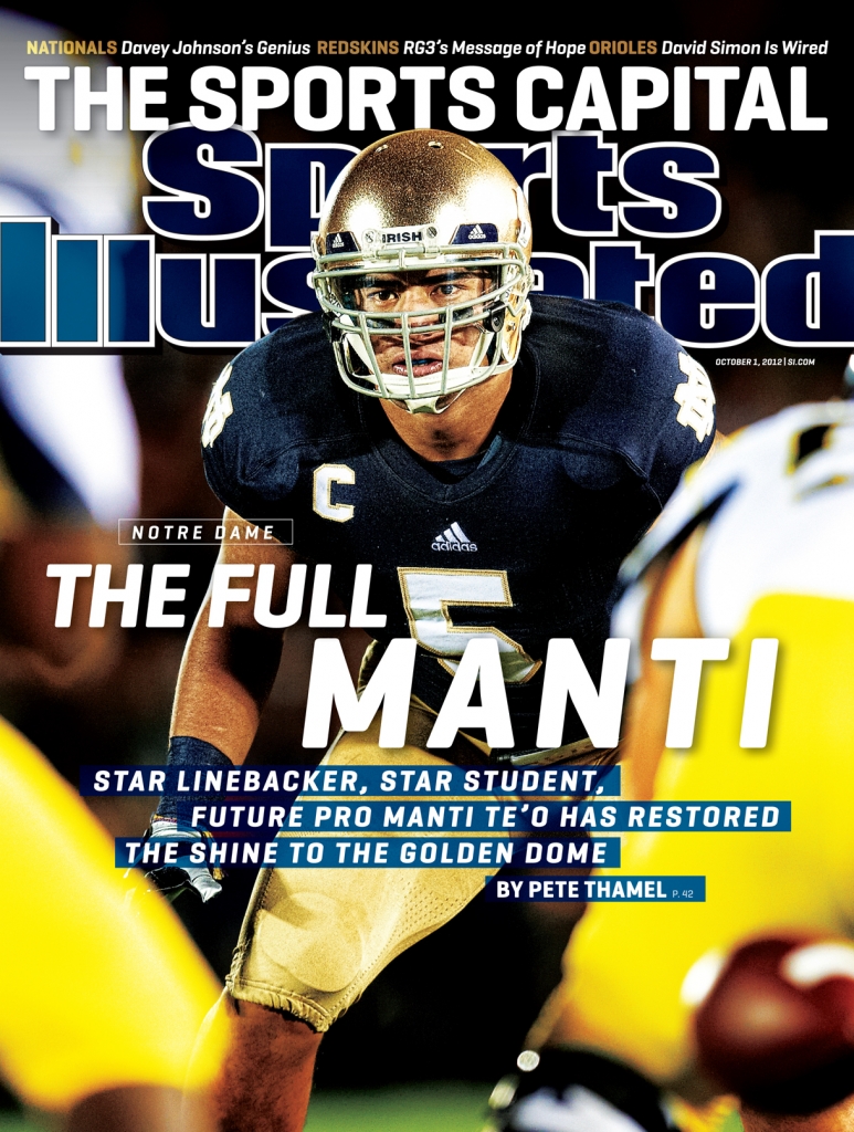 Sports Illustrated Cover - Manti Te'o